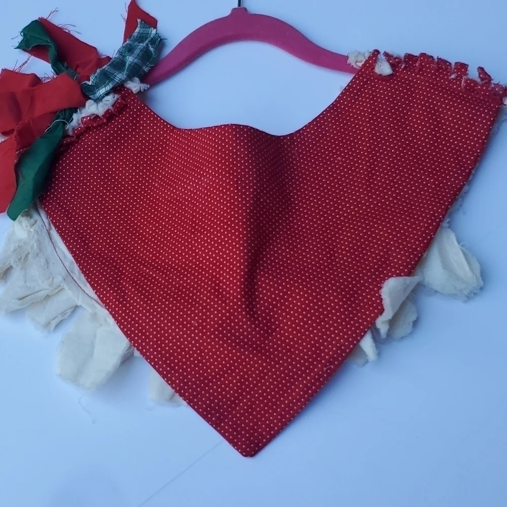 Vintage Childs Christmas Collar handmade